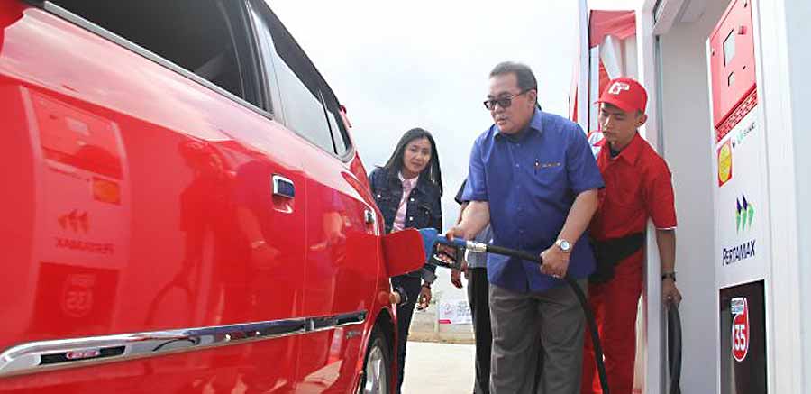 Perlu BBM Lewat Tol Balsam? Tenang, Ada SPBU Modular