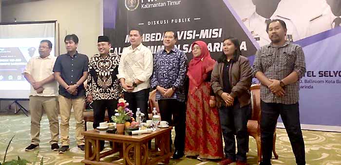  Dikemas Bagus, Sayang, Diskusi Publik PWI Kaltim Hanya Dihadiri 2 Calon Walikota