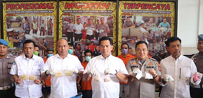 Sepekan, 3 Kg lebih Sabu & 1690 Pil Ekstasi Berhasil Diamankan Polresta Samarinda
