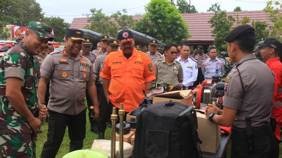 Cegah Karhutla, Pemkab Kukar Gandeng Polres dan Kodim 0906 Tenggarong