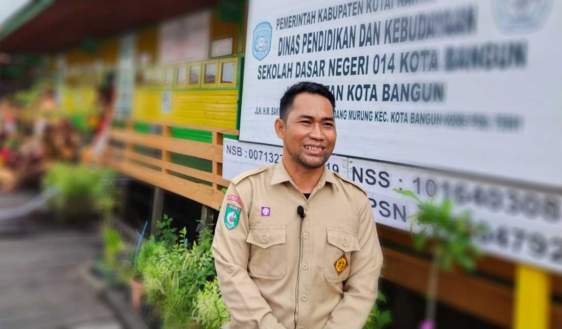 Pejuang Pendidik Di Pelosok Desa Kutai Kartanegara