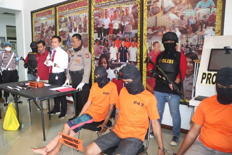 Sempat Buron Tiga Pelaku Pembunuhan di Loa Hui Dibekuk Polresta Samarinda