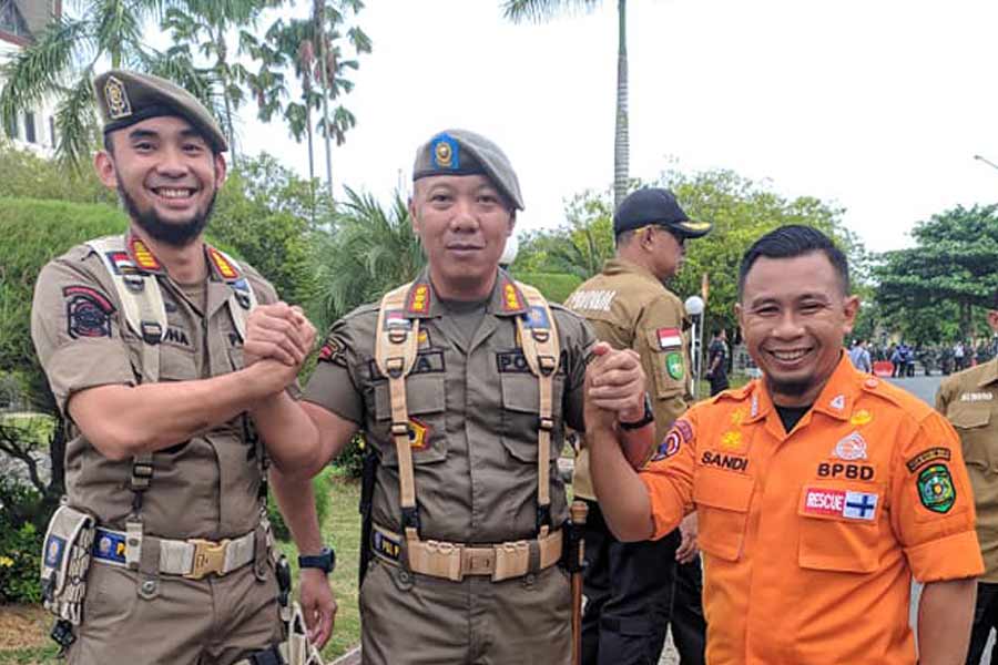 Dibalik Tugas Satpol PP Kukar Melawan Covid-19