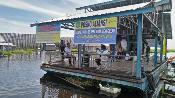Wow di Kaltim Ada Posko Covid-19 Diatas Air