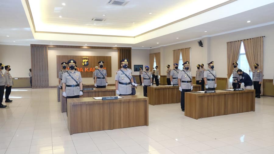 Kapolda Kaltim Irjen Pol Muktiono Lantik 7 Pejabat Utama