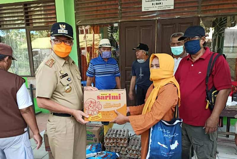 Walikota Jaang Tinjau Korban Banjir Posko dan Dapur Umum