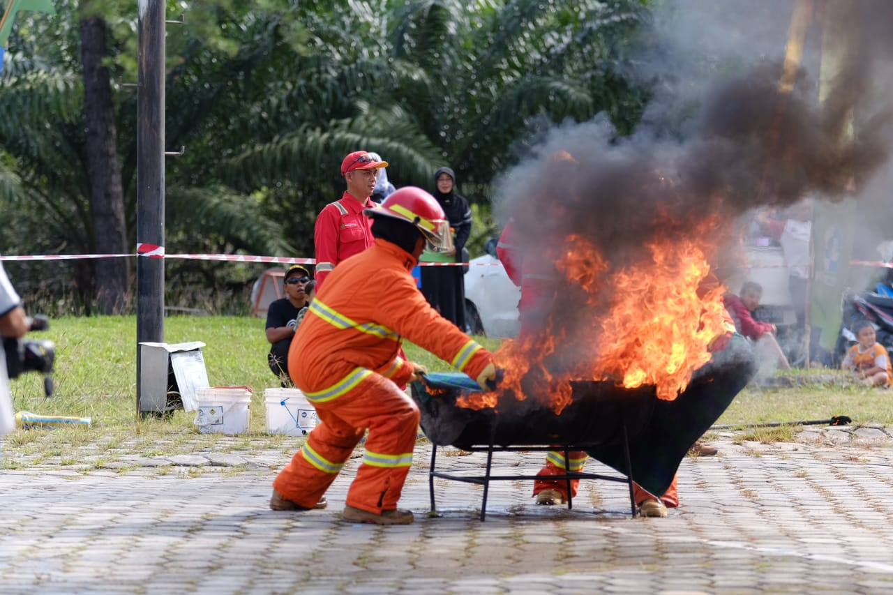 Fasilitasi Tanggap Bencana Kebakaran, Pupuk Kaltim Gelar Fire Rescue Competition bagi JVC dan Rekanan 