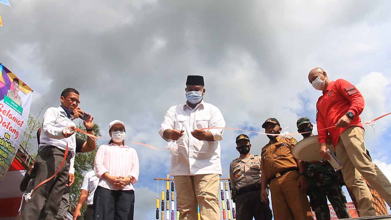 Bupati Kukar Resmikan Kawasan Wisata Pulau Sahrey Kembang Janggut