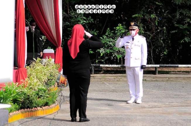 Wawali Samarinda M Barkati Pimpin Upacara HUT RI