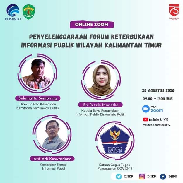 Besok, Diskominfo Kaltim Gelar Forum Keterbukaan Informasi Publik