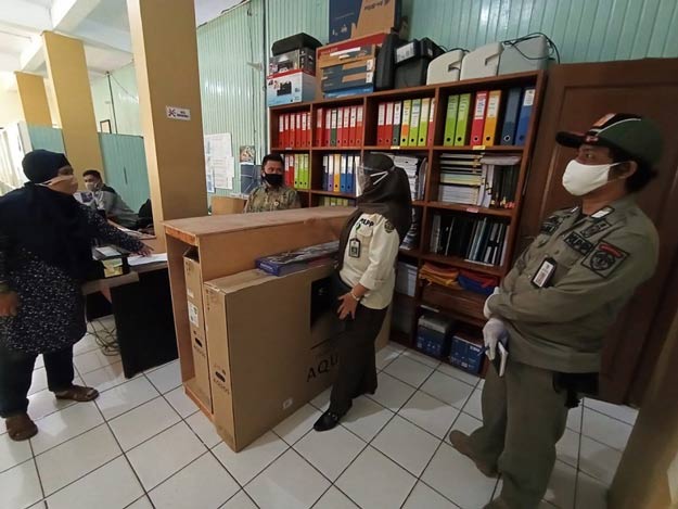 Jumlah Kasus Covid-19 di Kaltim Miningkat, Satpol PP Kaltim Gelar Sosialsisati Pergub 48 tahun 2020   